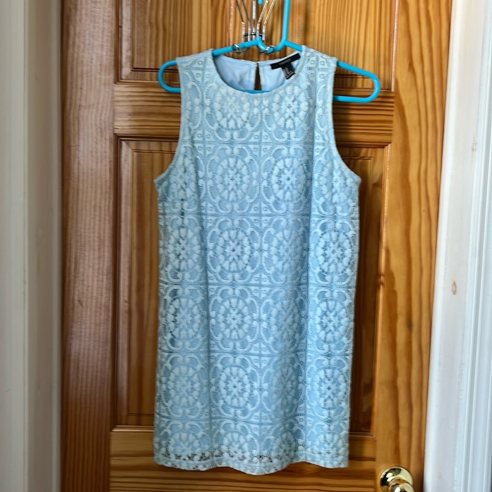 Forever21 Blue Lace Dress, Size M